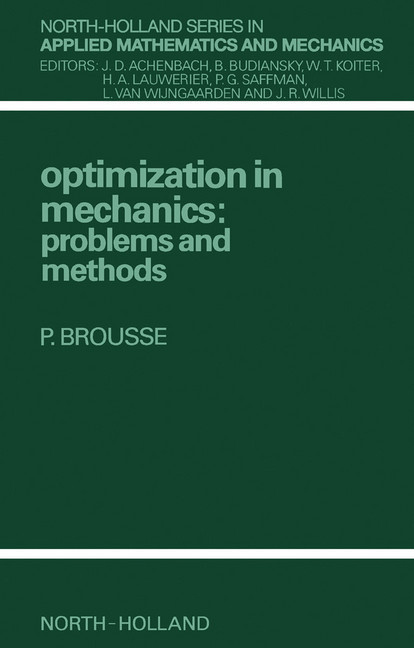 Optimization in Mechanics main product photo
