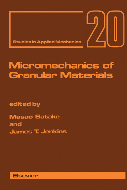 Micromechanics of Granular Materials main product photo