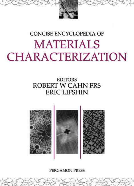 Concise Encyclopedia of Materials Characterization main product photo