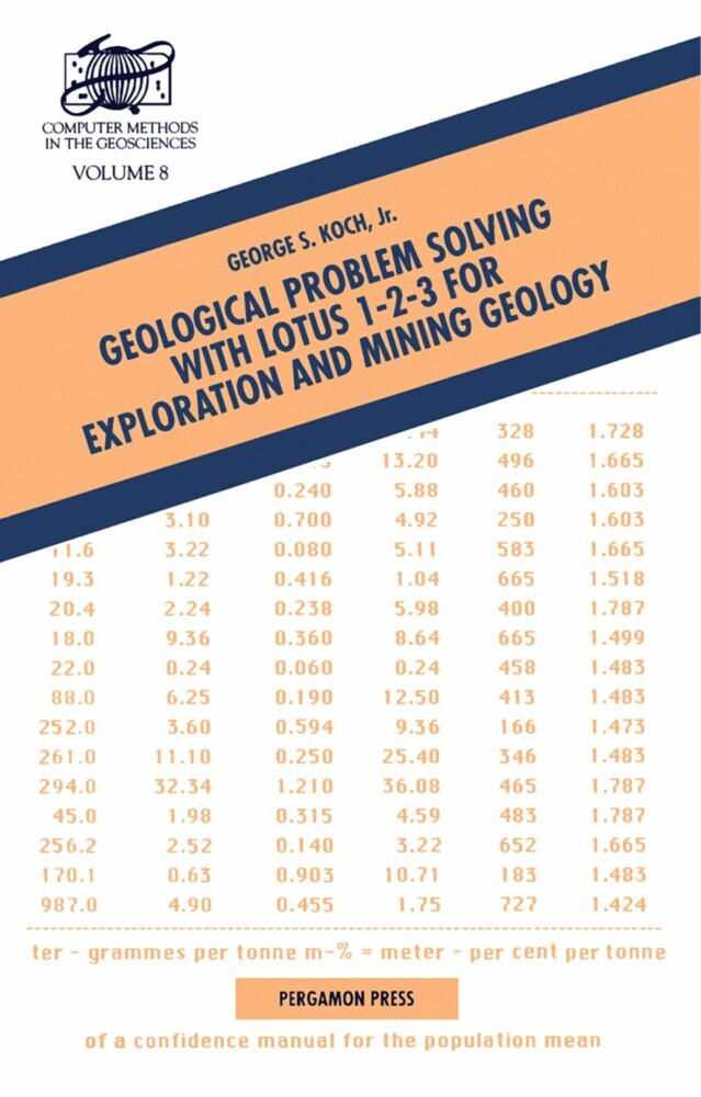Geological Problem Solving with Lotus 1-2-3 for Exploration and Mining Geology main product photo