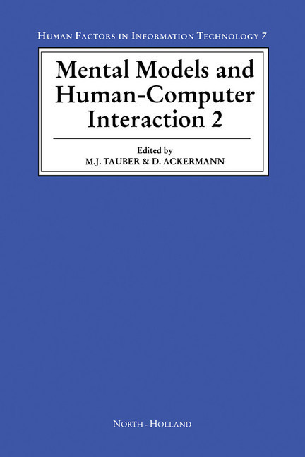 Mental Models and Human-Computer Interaction main product photo