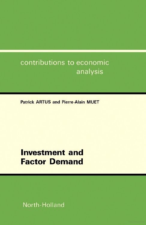 Investment and Factor Demand main product photo