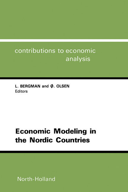 Economic Modeling in the Nordic Countries main product photo
