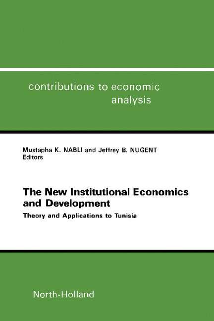 The New Institutional Economics and Development main product photo