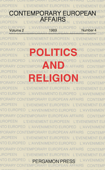 Politics and Religion main product photo