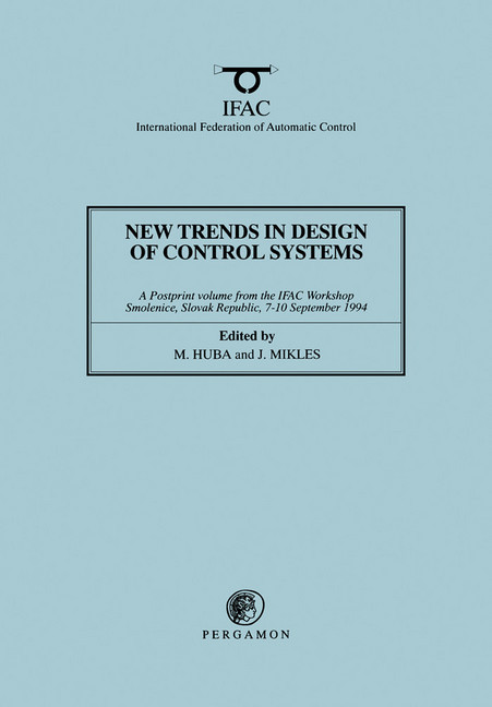 New Trends in Design of Control Systems 1994 main product photo