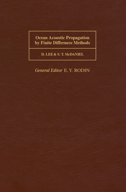 Ocean Acoustic Propagation by Finite Difference Methods main product photo