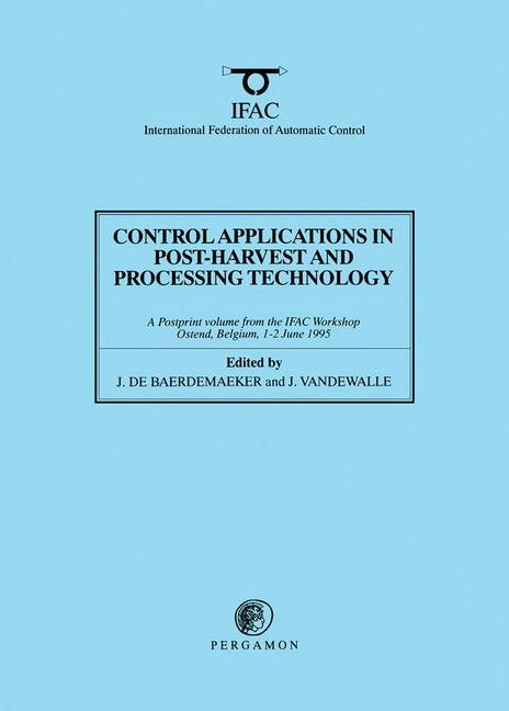 Control Applications in Post-Harvest and Processing Technology 1995 main product photo