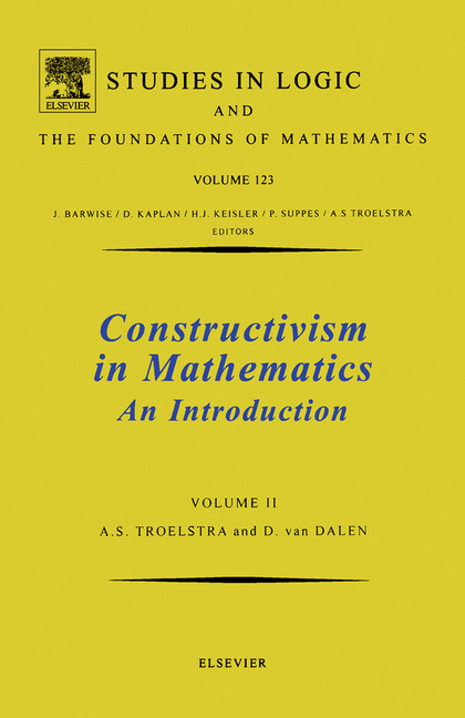 Constructivism in Mathematics, Vol 2 main product photo