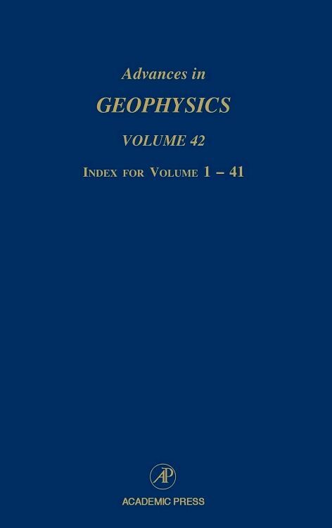 Advances in Geophysics main product photo