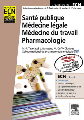 Santé publique. Médecine légale. Médecine du travail. Pharmacologie