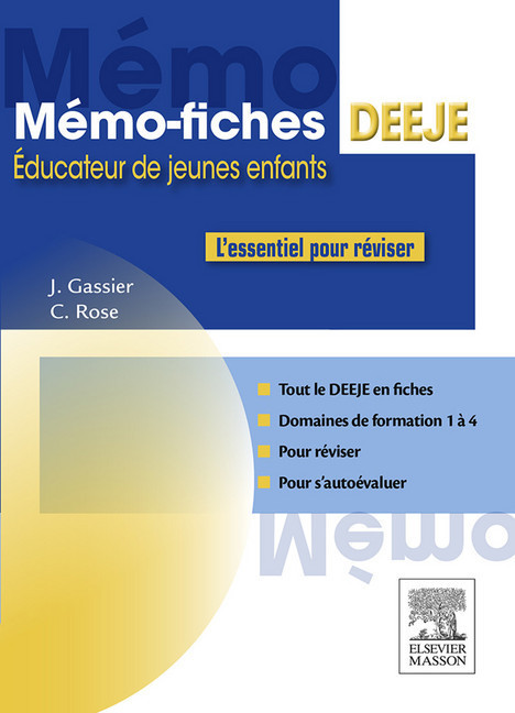 Mémo-Fiches DEEJE - Diplôme d'État d'éducateur de jeunes enfants main product photo