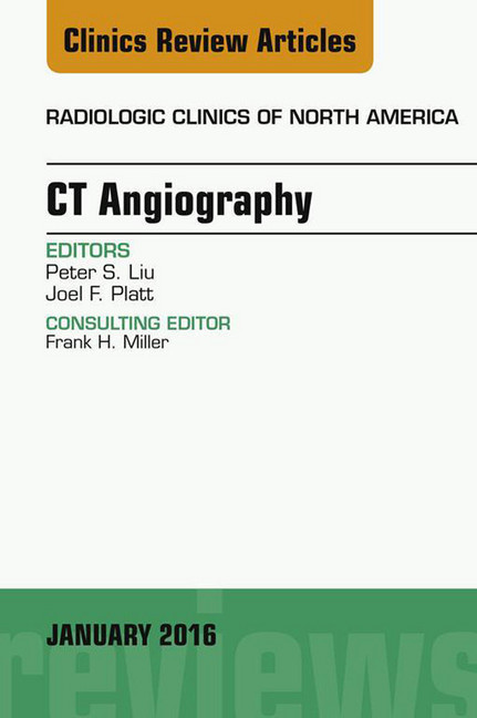 CT Angiography, An Issue of Radiologic Clinics of North America, main product photo
