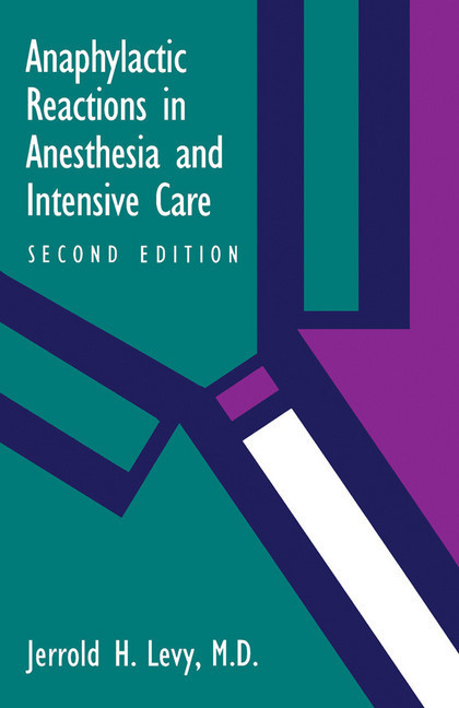 Anaphylactic Reactions in Anesthesia and Intensive Care main product photo