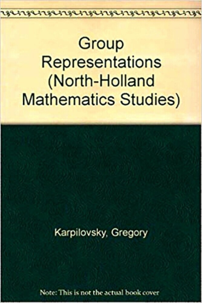 Group Representations main product photo