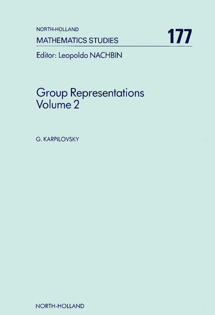 Group Representations main product photo