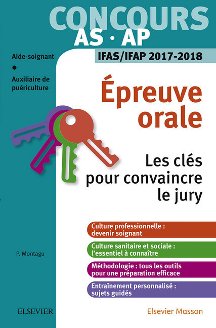 Concours aide-soignant et auxiliaire de puériculture - Épreuve orale - IFAS/IFAP 2017-2018 main product photo