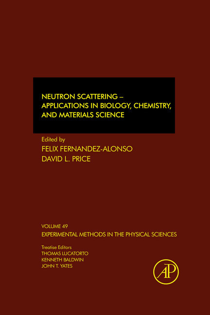 Neutron Scattering - Applications in Biology, Chemistry, and Materials Science main product photo
