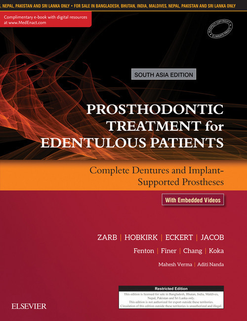 Prosthodontic Treatment for Edentulous Patients: Complete Dentures and Implant-Supported Prostheses - EBK main product photo