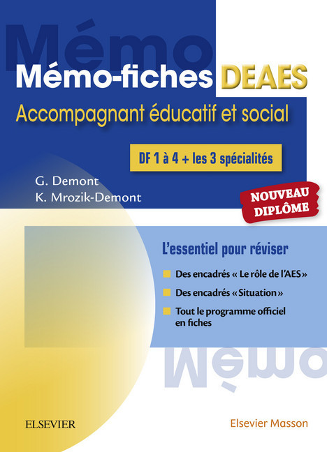 Mémo-fiches DEAES - Diplôme d'Etat d'Accompagnant Educatif et Social main product photo