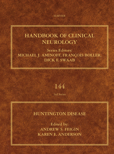SPEC - Handbook of Clinical Neurology, Volume 144, Huntington Disease, 12-Month Access, eBook main product photo