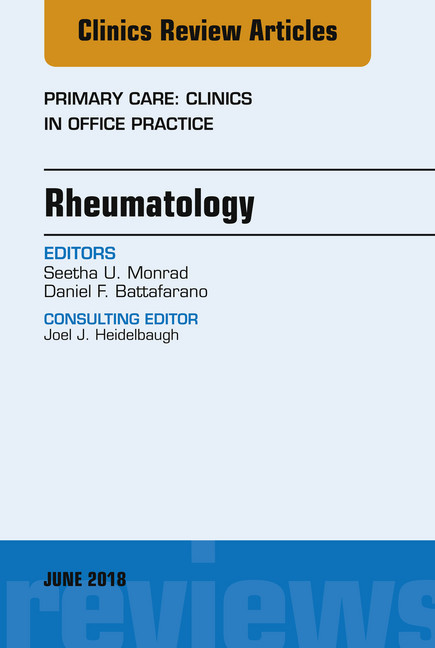 Rheumatology, An Issue of Primary Care: Clinics in Office Practice, E-Book main product photo