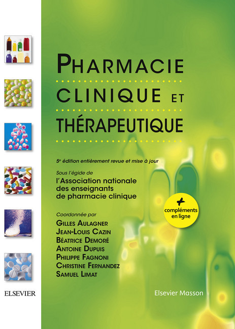 Pharmacie clinique et thérapeutique main product photo