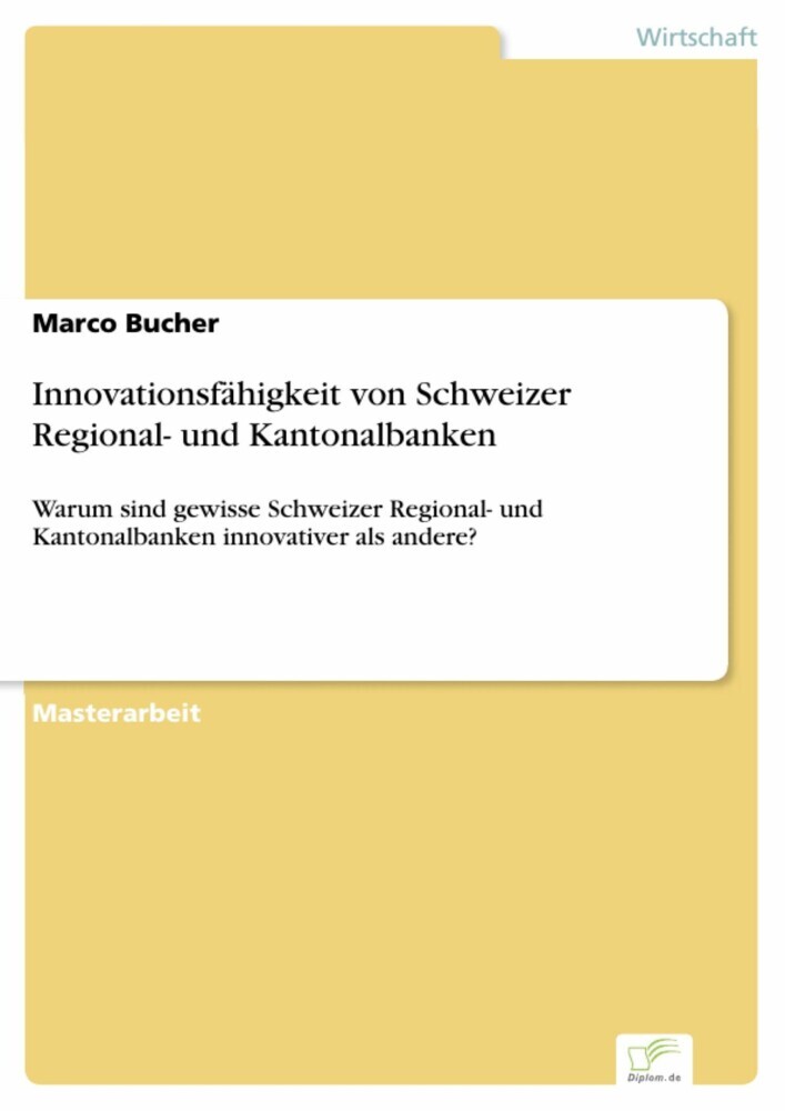 Innovationsfähigkeit von Schweizer Regional- und Kantonalbanken main product photo