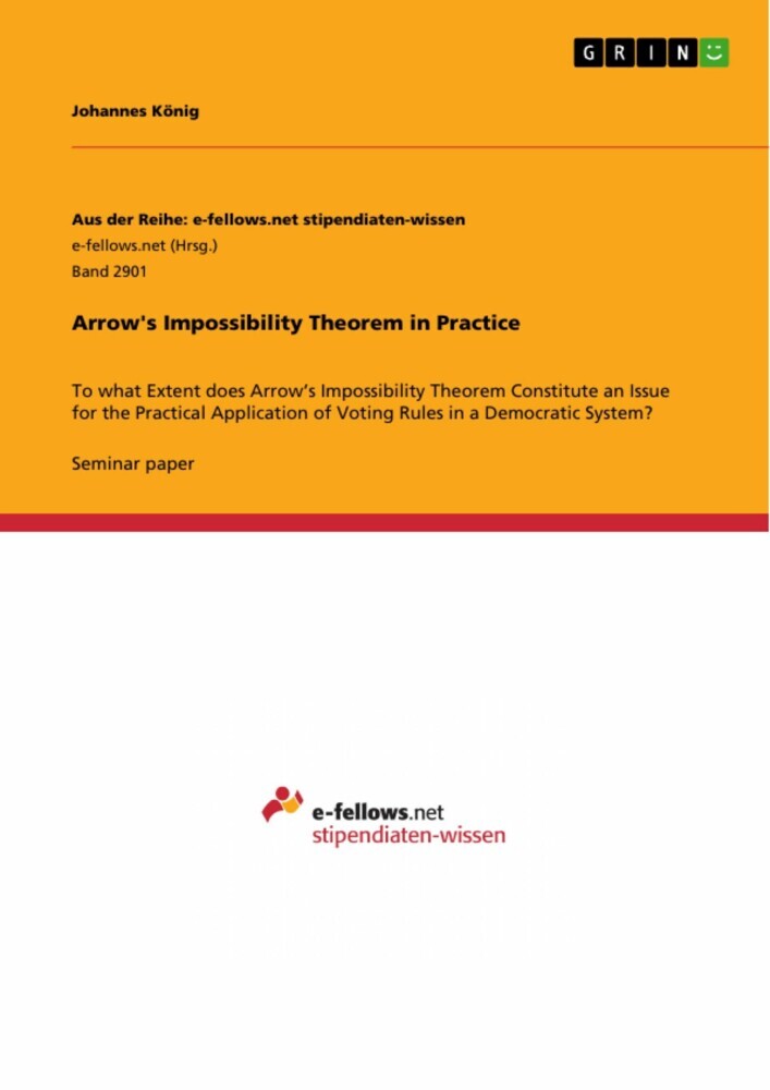 Arrow's Impossibility Theorem in Practice main product photo