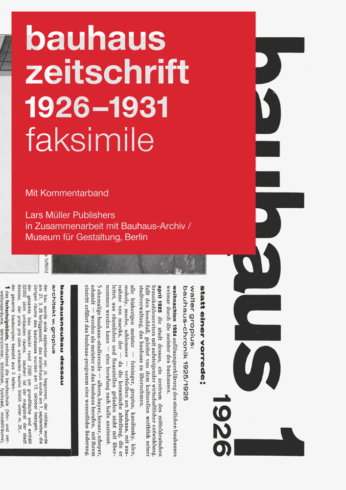 bauhaus zeitschrift 1926 - 1931 main product photo