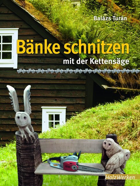 Bänke schnitzen mit der Kettensäge main product photo