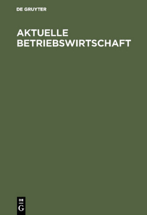 Aktuelle Betriebswirtschaft