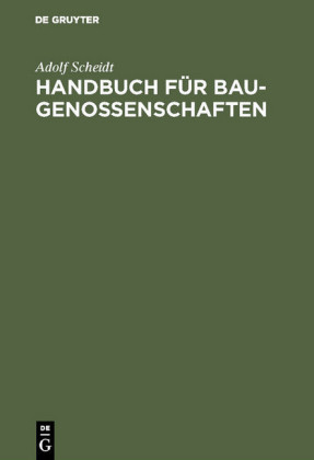 Handbuch für Baugenossenschaften