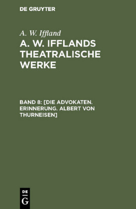 [Die Advokaten. Erinnerung. Albert von Thurneisen]