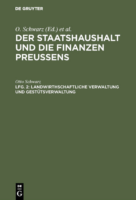 Landwirthschaftliche Verwaltung und Gestütsverwaltung main product photo