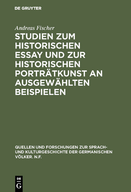Studien zum historischen Essay und zur historischen Porträtkunst an ausgewählten Beispielen main product photo