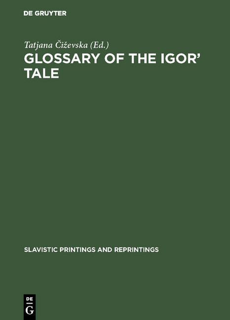 Glossary of the Igor' Tale main product photo