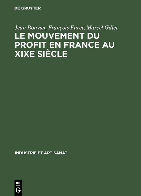 Le mouvement du profit en France au XIXe siècle main product photo