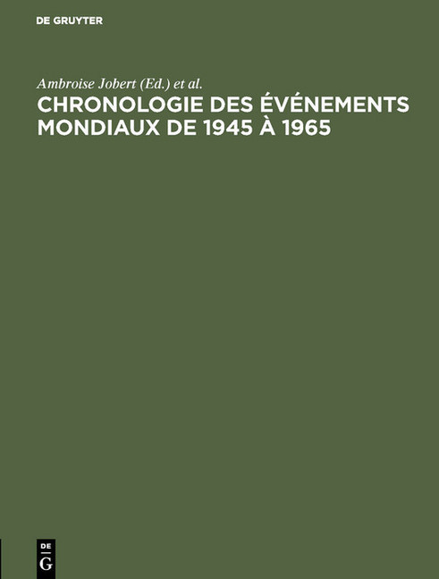Chronologie des événements mondiaux de 1945 à 1965 main product photo