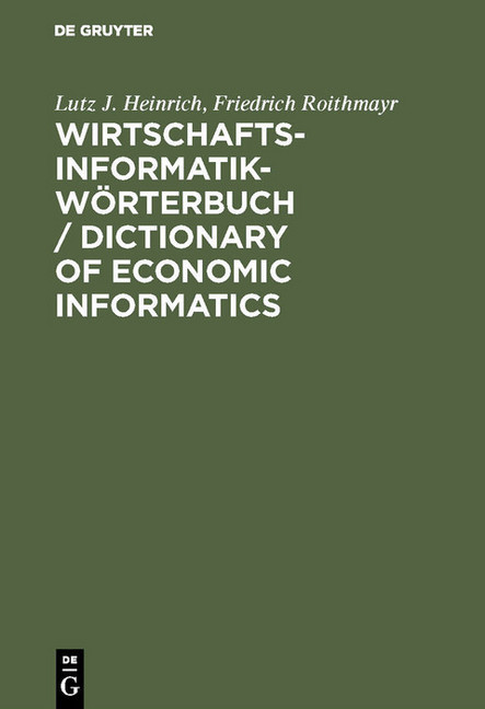 Wirtschaftsinformatik-Wörterbuch / Dictionary of Economic Informatics main product photo