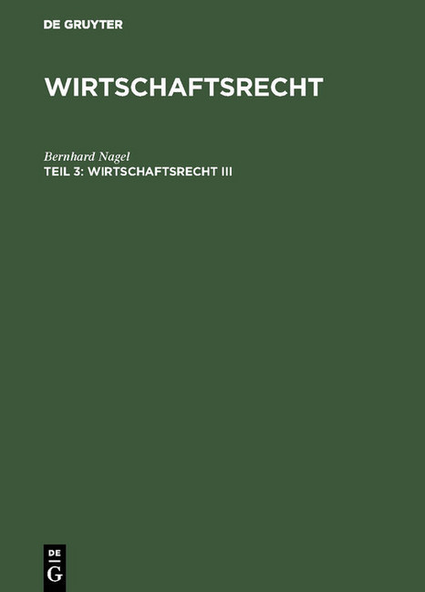 Wirtschaftsrecht III main product photo