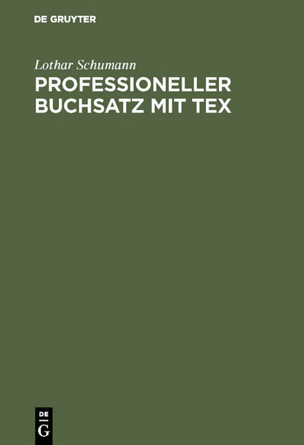 Professioneller Buchsatz mit TEX main product photo