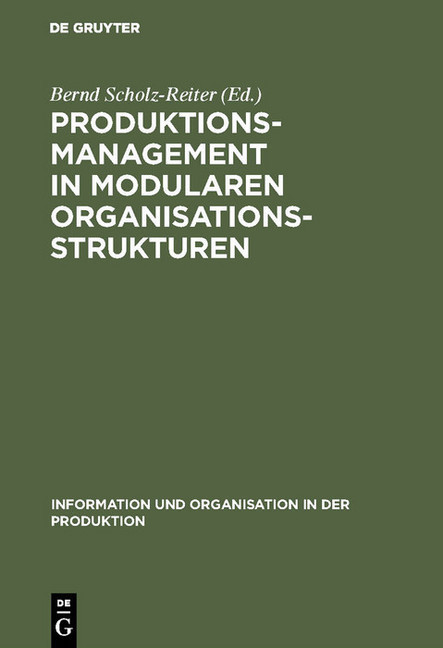 Produktionsmanagement in modularen Organisationsstrukturen main product photo