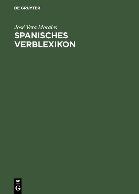 Spanisches Verblexikon main product photo