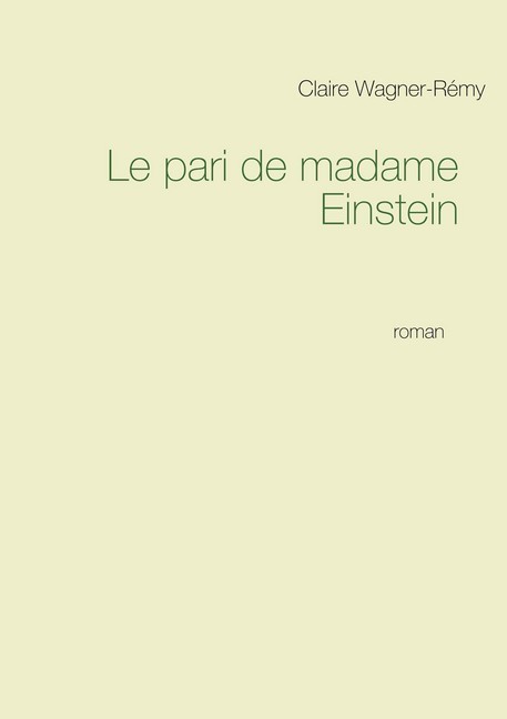 Le pari de madame Einstein main product photo