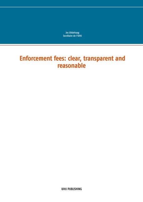 Enforcement fees: clear, transparent and reasonable main product photo