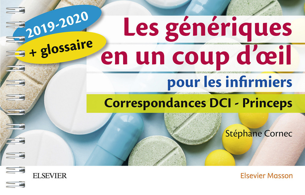 Les génériques en un coup d'oeil pour les infirmiers 2019-2020 main product photo