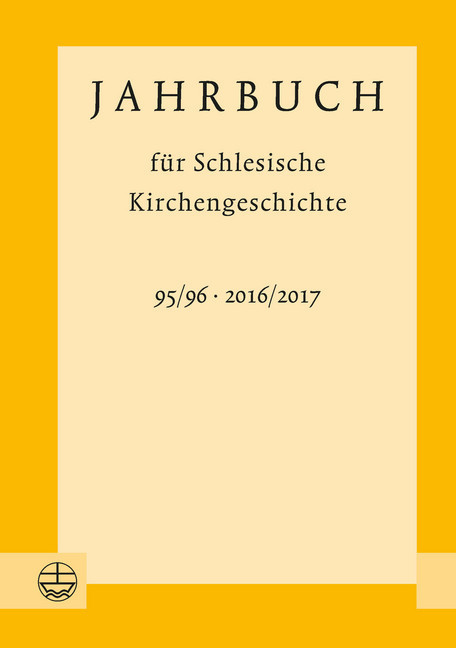 Jahrbuch für Schlesische Kirchengeschichte main product photo