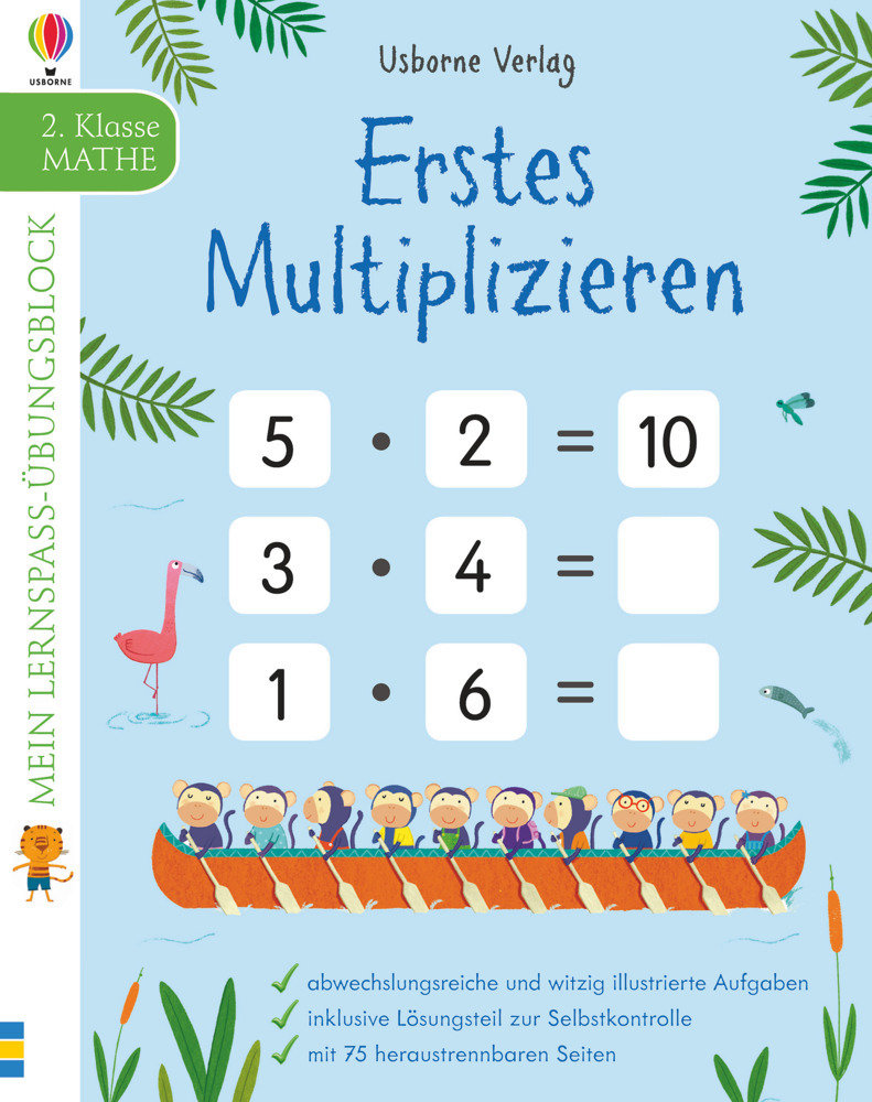 Mein Lernspaß-Übungsblock: Erstes Multiplizieren (2. Klasse) main product photo