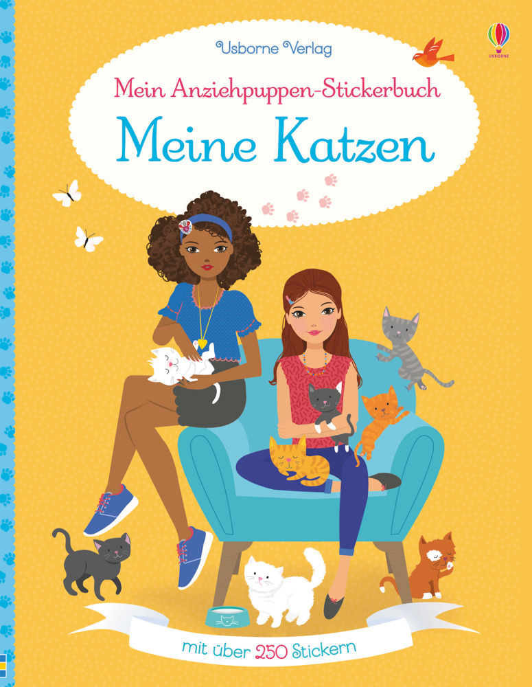 Mein Anziehpuppen-Stickerbuch: Meine Katzen main product photo